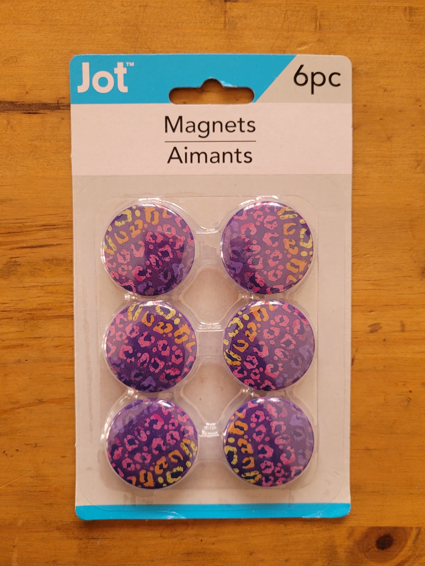 Purple leopard magnets